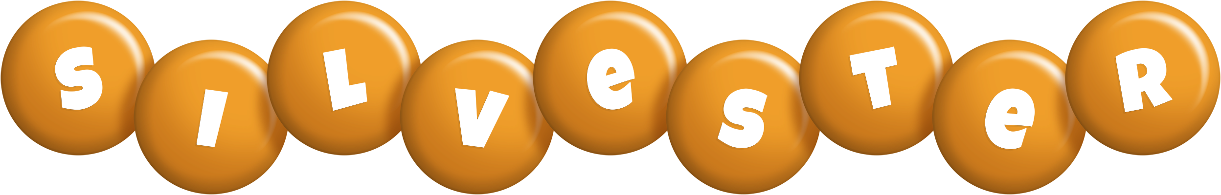 Silvester candy-orange logo