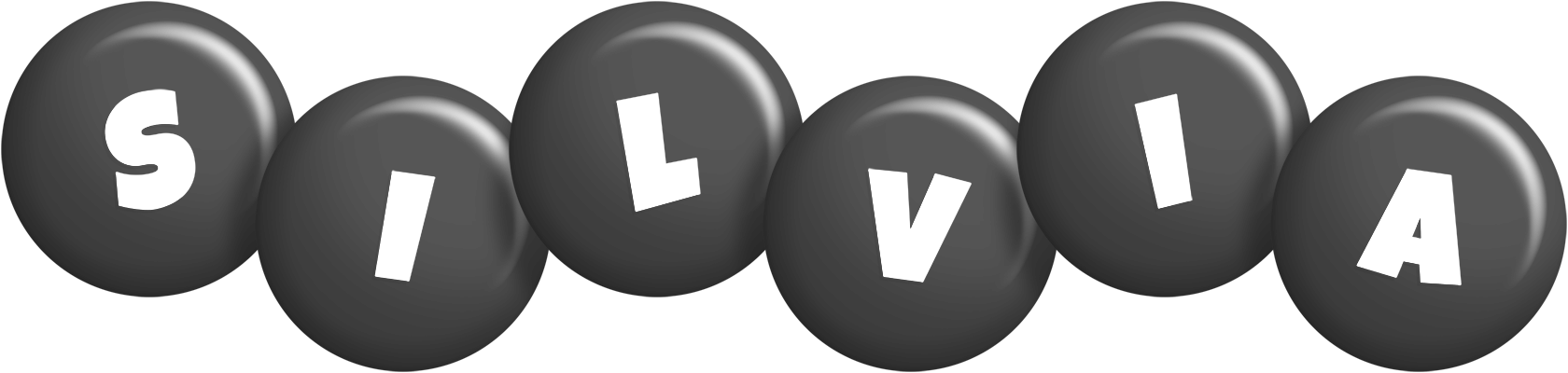 Silvia candy-black logo