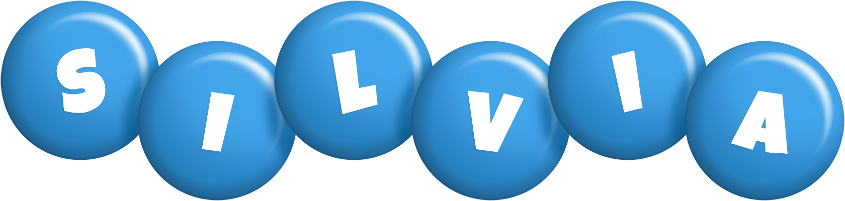 Silvia candy-blue logo