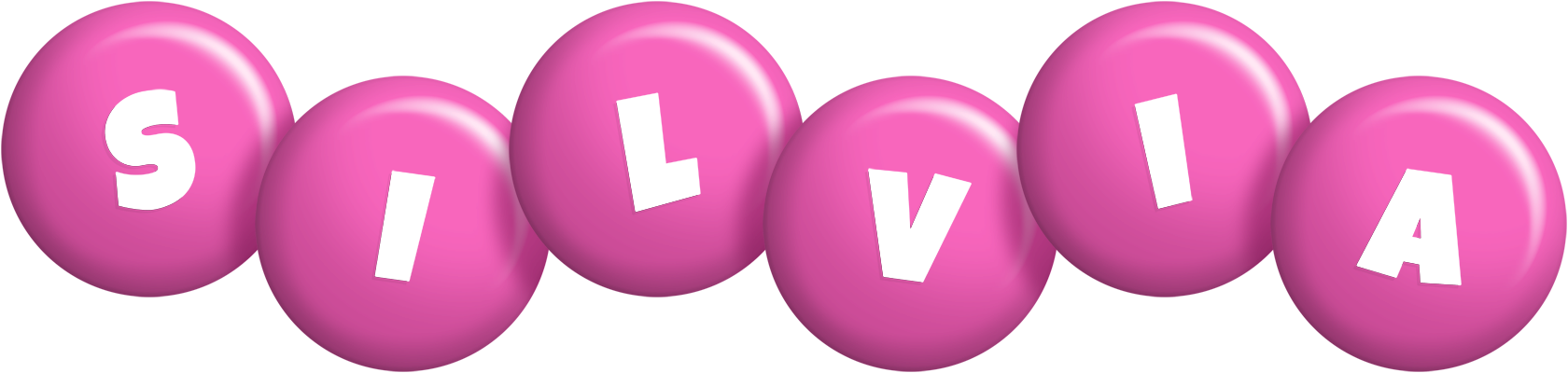 Silvia candy-pink logo