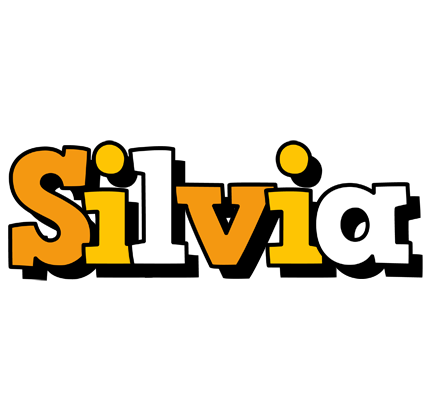 Silvia cartoon logo