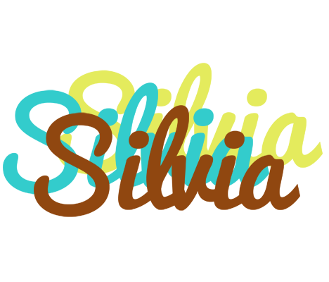 Silvia cupcake logo