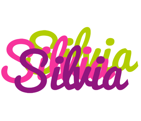 Silvia flowers logo