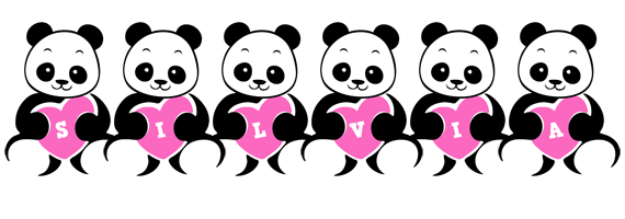 Silvia love-panda logo