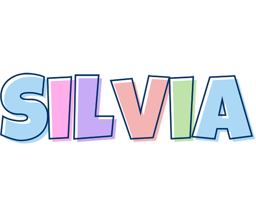 Silvia pastel logo