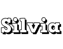 Silvia snowing logo