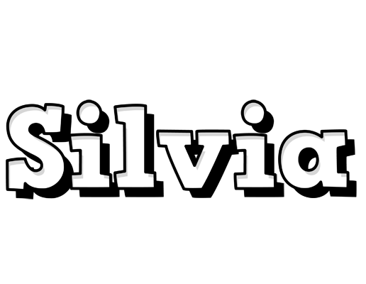 Silvia snowing logo