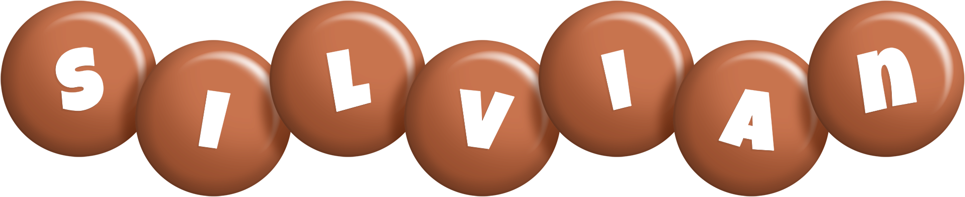 Silvian candy-brown logo