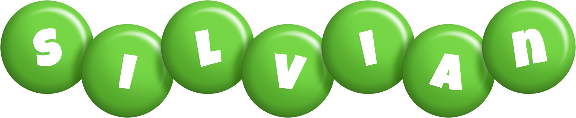 Silvian candy-green logo
