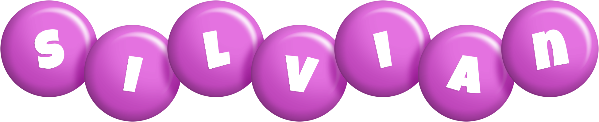 Silvian candy-purple logo