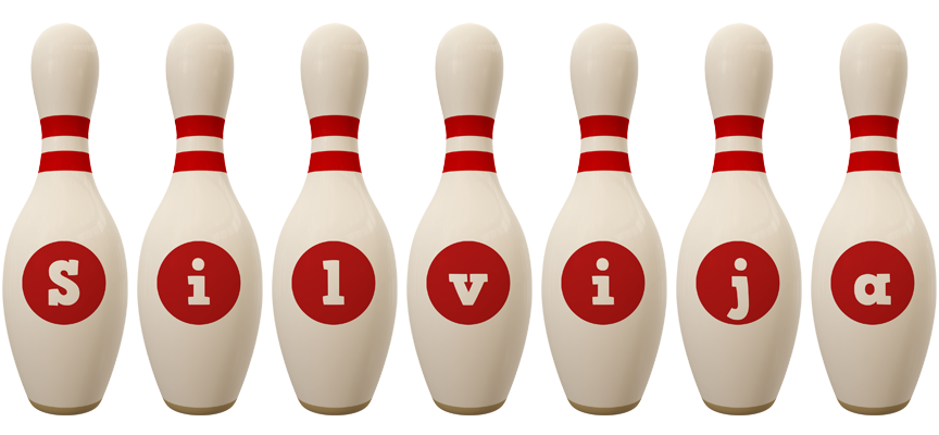 Silvija bowling-pin logo
