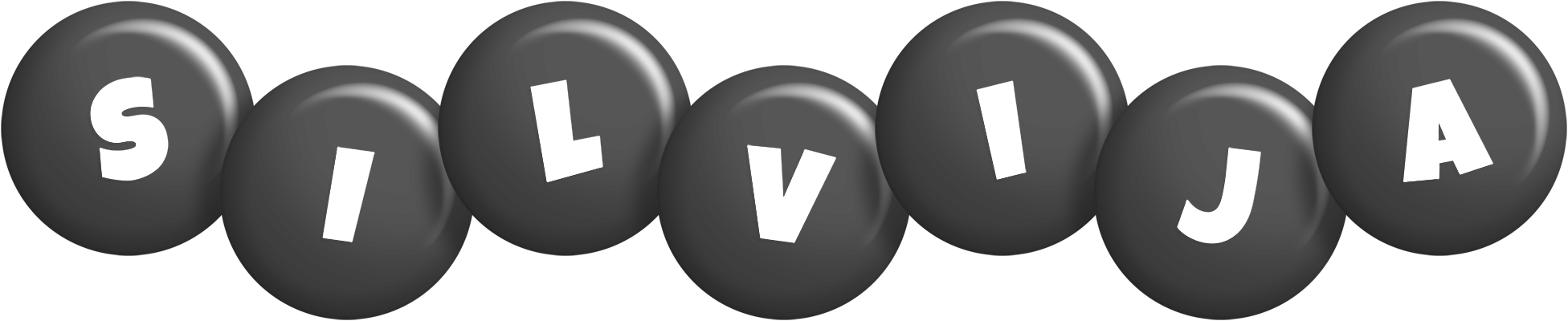 Silvija candy-black logo