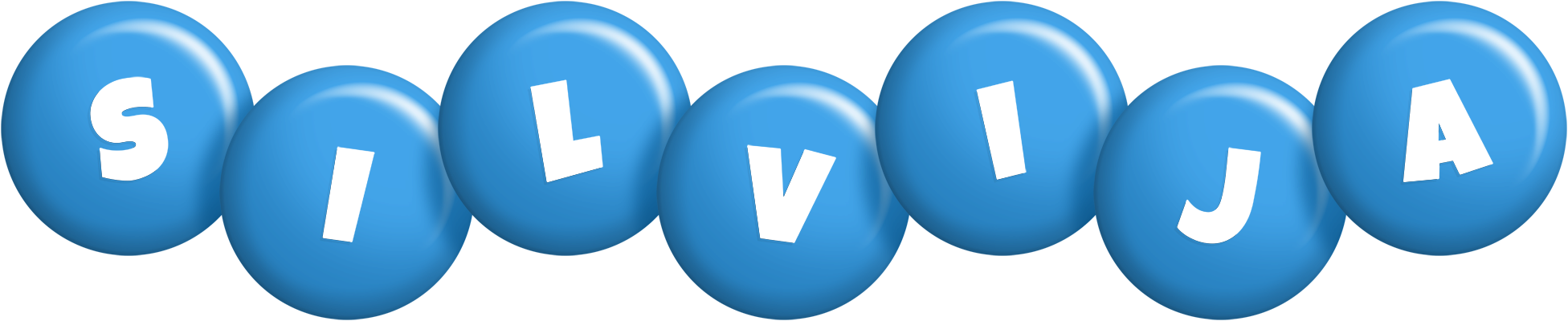Silvija candy-blue logo