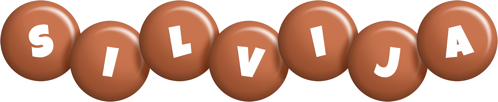 Silvija candy-brown logo