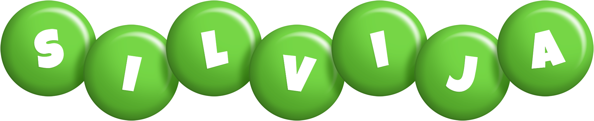 Silvija candy-green logo
