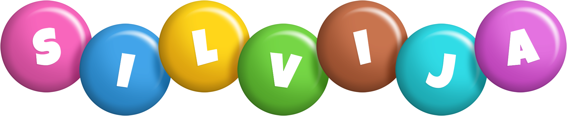 Silvija candy logo