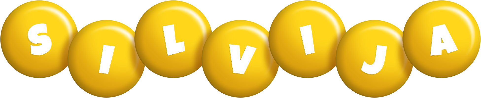 Silvija candy-yellow logo