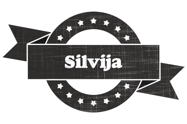 Silvija grunge logo