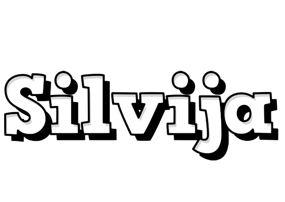 Silvija snowing logo