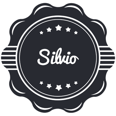 Silvio badge logo