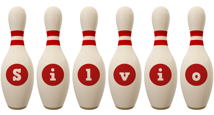 Silvio bowling-pin logo