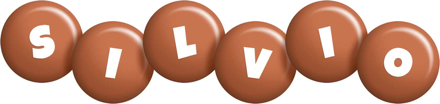 Silvio candy-brown logo