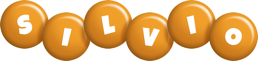 Silvio candy-orange logo