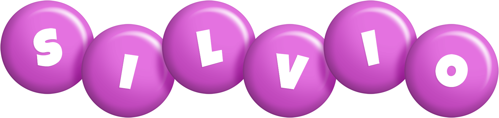 Silvio candy-purple logo