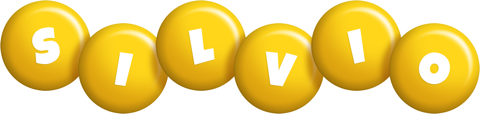 Silvio candy-yellow logo