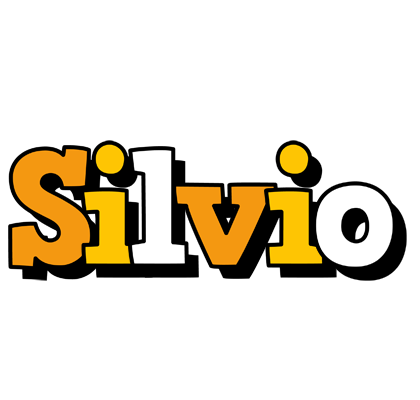 Silvio cartoon logo