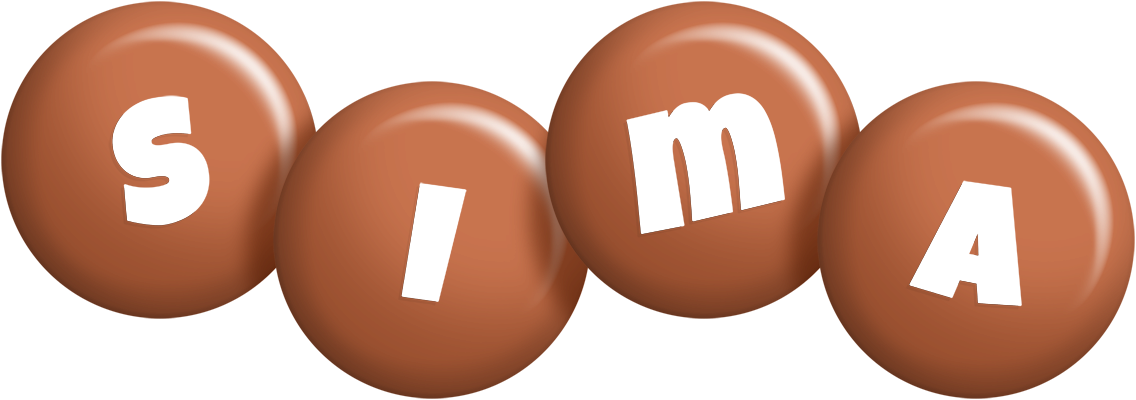 Sima candy-brown logo
