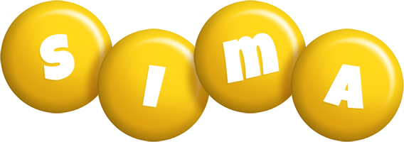 Sima candy-yellow logo