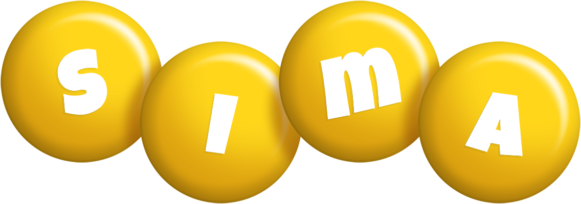 Sima candy-yellow logo