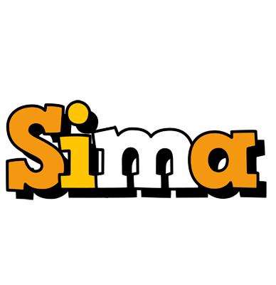 Sima cartoon logo
