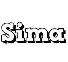 Sima snowing logo