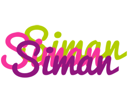 Siman flowers logo