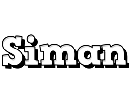 Siman snowing logo