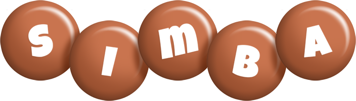 Simba candy-brown logo