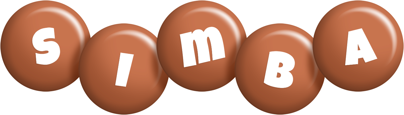 Simba candy-brown logo
