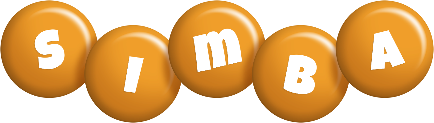 Simba candy-orange logo