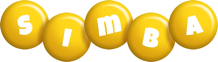 Simba candy-yellow logo