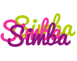 Simba flowers logo