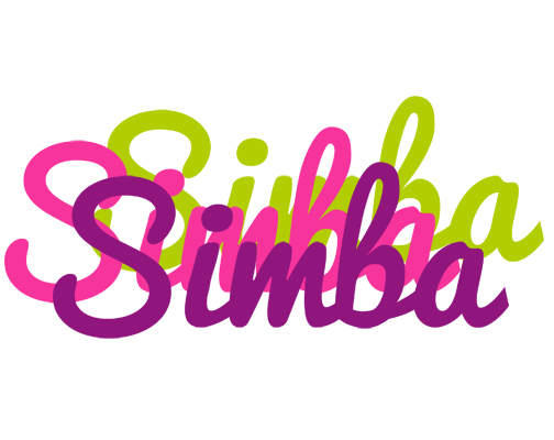 Simba flowers logo
