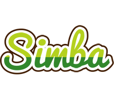 Simba golfing logo