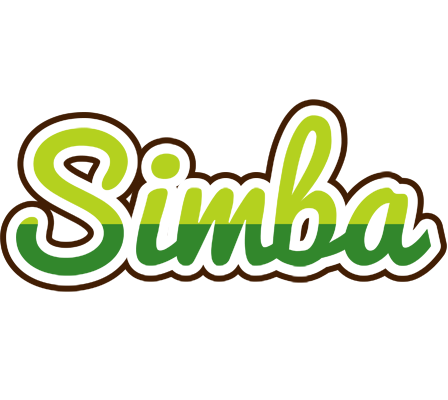 Simba golfing logo