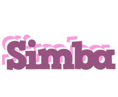 Simba relaxing logo