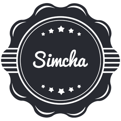 Simcha badge logo