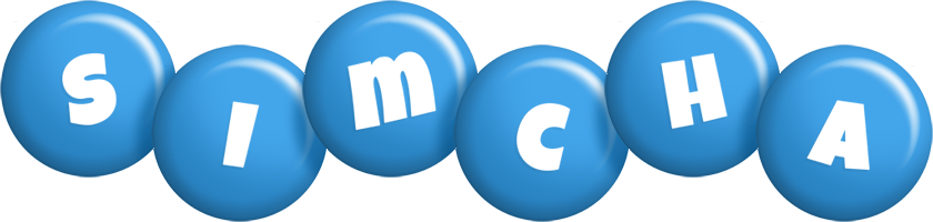 Simcha candy-blue logo