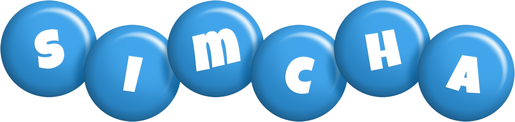 Simcha candy-blue logo