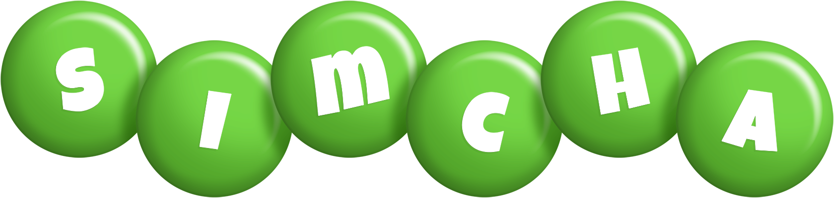 Simcha candy-green logo
